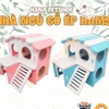 Bộ Đồ Chơi Gỗ Cho Hamster 🐹FREESHIP🐹  Set Nhà Gỗ Vui Chơi Cho Chuột Hamster