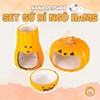 Set Nhà Sứ Hình Bí Ngô Đáng Yêu Cho Hamster 🐹FREESHIP🐹 Giảm Nhiệt, Trang Trí Độc Đáo Lồng Hamster