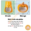 Set Nhà Sứ Hình Bí Ngô Đáng Yêu Cho Hamster 🐹FREESHIP🐹 Giảm Nhiệt, Trang Trí Độc Đáo Lồng Hamster