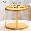 Hộp meka tròn có nắp cam (30*30*25)