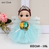 Tuong - Chipi 12cm vương miện váy dài xanh dương