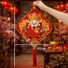 Tết-Thần tài lắc hoa thoi KO đèn 85cm TP