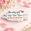 Túi 50 thẻ Chúc Mừng Ngày Phụ Nữ Việt Nam 20-10 Size Nhỏ 265