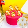 SCG-set cắm tiền chữ $ 3D vàng