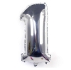 10 bóng số 1 bạc cao 40cm