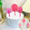 SCG-Set cắm lá cây hồng 2 lớp MT