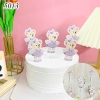 SCG-set 5 gấu mặc váy tím TQ