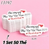 Túi 50 thẻ Chúc Mừng Ngày Phụ Nữ Việt Nam 20-10 Size Nhỏ 265