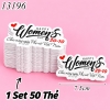 Túi 50 thẻ Happy Women Day  Size Nhỏ 268