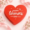 Túi 50 thẻ Women Day Tim Đỏ Size To