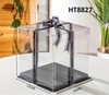 Hộp Meka Trong 3 Chi Tiết Đế Đen Có Nắp 15*15*15