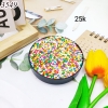 Lọ 100gr Kẹo Đường Tròn Mix Màu 2mm.