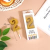 Nến số 2 nhũ vàng TP.