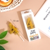 Nến số 4 nhũ vàng TP