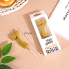 Nến số 7 nhũ vàng TP.
