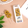 Nến số 8 nhũ vàng TP.