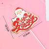 QC - Que cắm merry christmas ông già noel