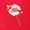 QC - que cắm merry christmas lục giác.