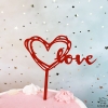 Mica - Combo 10 mica love trái tim đỏ