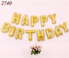 Bóng chữ happy birthday vàng