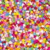 Lọ 100gr Kẹo Đường Tròn Mini Nhiều Màu