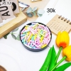 Lọ 100gr Kẹo Đường Trụ Dài Mix Màu