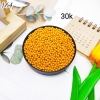 Lọ 100gr Kẹo Đường Tròn 4mm Vàng