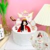SCG - set cắm cô gái vương miện son nước hoa
