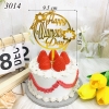 Mk - 10 meka TRÒN happy women's day vàng H to