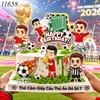 SCG-Set Cắm Cầu Thủ Áo Đỏ Số 7 TP