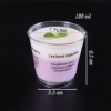 10 cốc  tròn mica không nắp