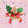 Combo 10 chuông LÁ noel M6.