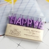 Nến nhũ HPBD - Tím