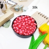 Lọ 100gr Kẹo Đường Tròn Mix Size Đỏ