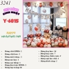 Bóng chữ LOVE bạc 6815 TT