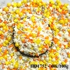 Lọ 100gr Kẹo Đường Cốm Tròn Vàng Trắng