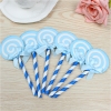 SC - set que cắm kẹo mút xanh dương