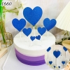 Cam - Set cắm giấy tim nhũ  xanh dương