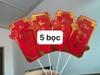 Cam - set 4 que cắm bao lì xì tết chúc mừng năm mới