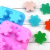 Khuôn Silicone Xanh Dương Tạo Hình Bông Tuyết