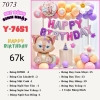 Bóng chữ Cáo Linabell hồng Y7651