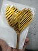 Mica -  combo 10 thẻ mica trái tim gạch