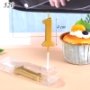 Nến Số Nhũ Vàng ( Số 1)