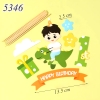 SCG-Set cắm bé trai khủng long hộp quà