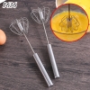 1 Chiếc đánh trứng trục xoay thép không zỉ size trung