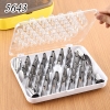 Hộp 52 dụng cụ gồm đui thép không zỉ+dù bắt kem+bộ chuyển đổi