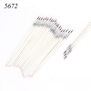 Bộ 10 chiếc cọ nhọn mini mix 3 size TRẮNG