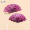 SCG-Quạt gấp cỡ vừa màu tím TQ