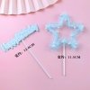 SC - set cắm SAO hpbd vải XANH đính hạt