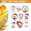 Khuôn socola noel L26